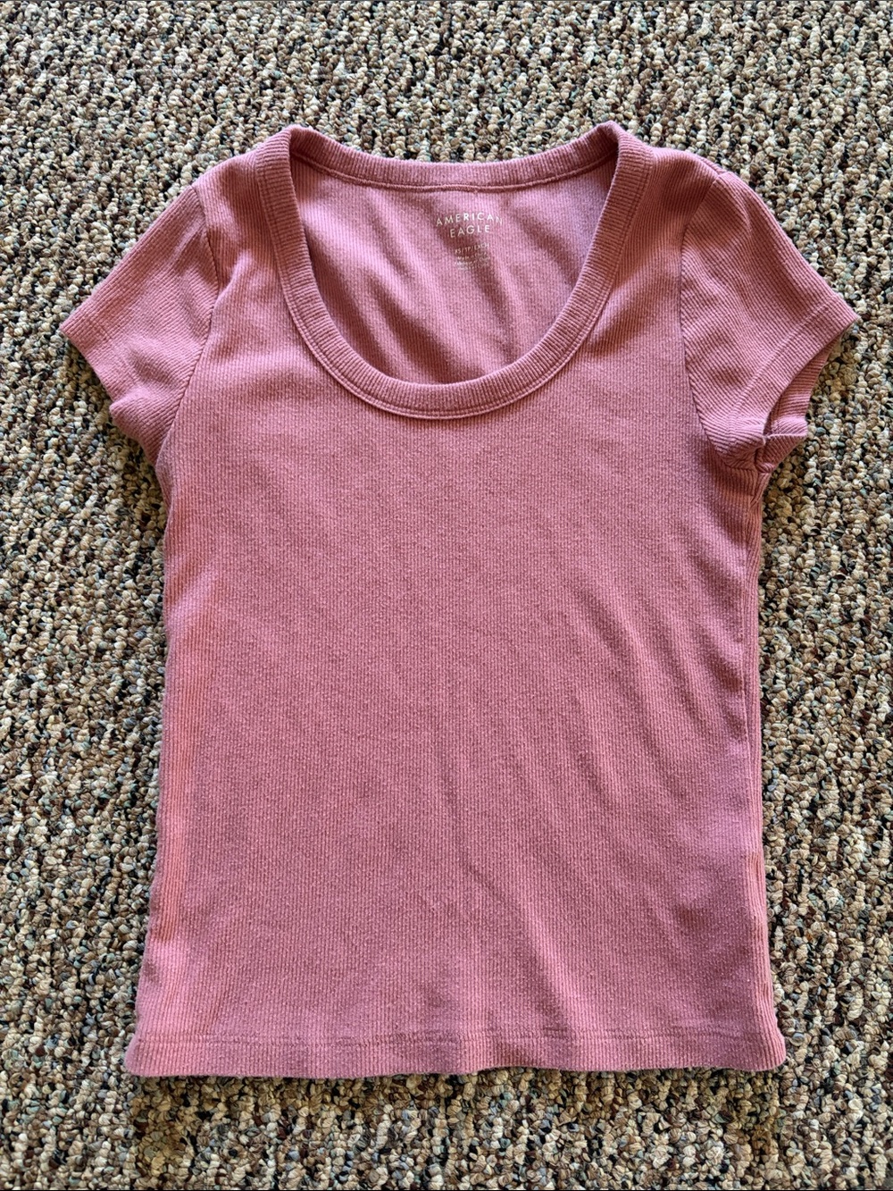 American Eagle Outfitters Hey Baby Scoop Neck Top